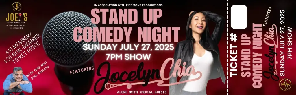 STAND UP COMEDY NIGHT featuring JOCELYN CHIA - Event Ticket