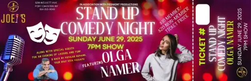 STAND UP COMEDY NIGHT EVENT TICKET 
