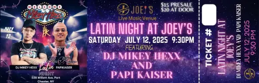 LATIN NIGHT AT JOEY'S